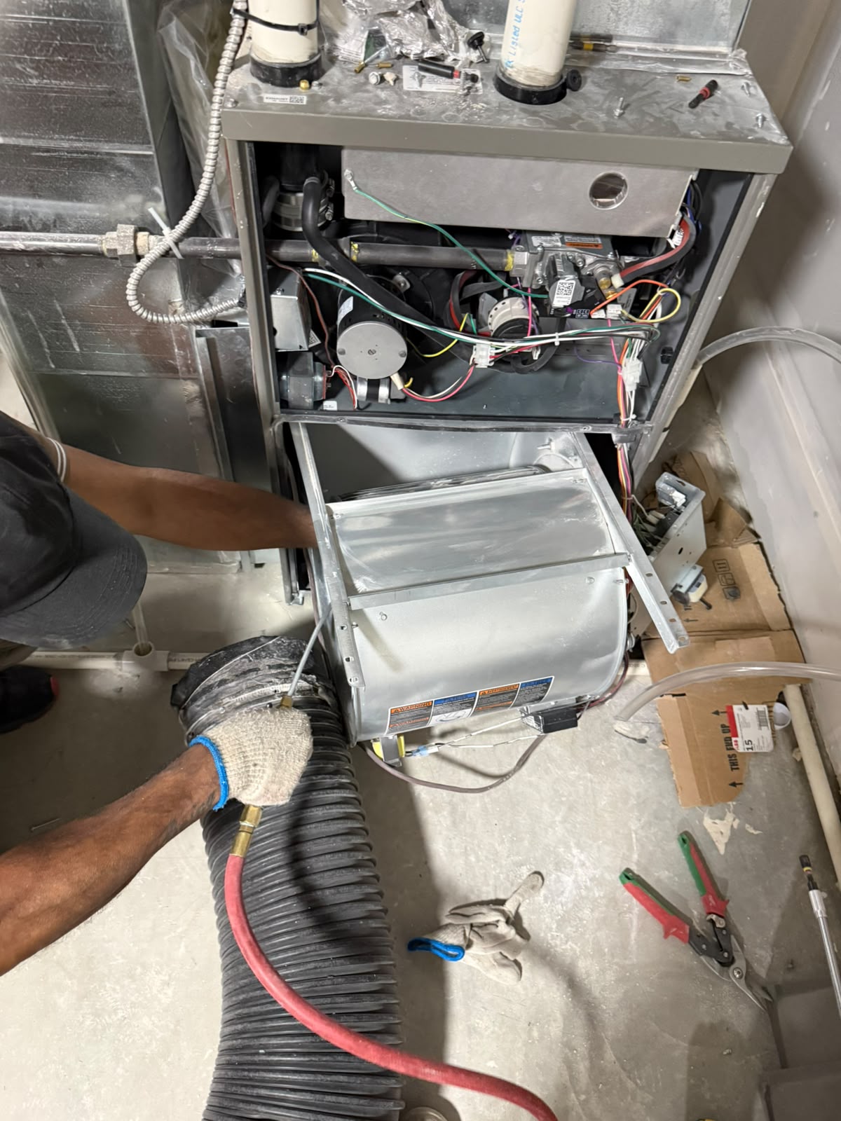 Professional furnace cleaning service in Calgary